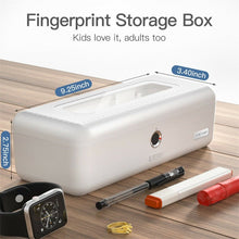 Load image into Gallery viewer, Mini Fingerprint Storage Box Safe Secret Money Hidden Cash Box for Students and Adults