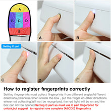 Load image into Gallery viewer, Mini Fingerprint Storage Box Safe Secret Money Hidden Cash Box for Students and Adults