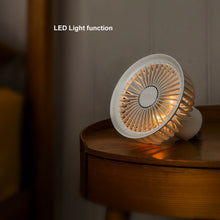 Load image into Gallery viewer, Portable Rechargeable LED Fan Travel Camping Air Cooling 4 Gear Wind with Tripod