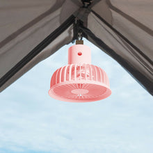 Load image into Gallery viewer, Portable Rechargeable LED Fan Travel Camping Air Cooling 4 Gear Wind with Tripod