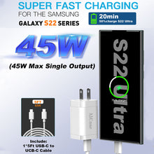 Load image into Gallery viewer, 45W Type USB C Fast Wall Charger Adapter  with 5FT Cable