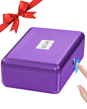 Load image into Gallery viewer, Portable Fingerprint Storage Box Cash Medicine Jewelry Security Safe Lock Box