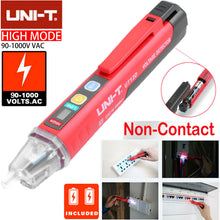 Load image into Gallery viewer, UNI-T 90~1000V Non-Contact AC Electrical Tester Pen Voltage Detector With LED