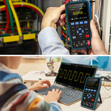 Load image into Gallery viewer, HANMATEK 2 Channel 2 IN 1 Digital Handheld Oscilloscope Multimeter Tester 50MHz