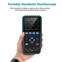 Load image into Gallery viewer, HANMATEK 2 Channel 2 IN 1 Digital Handheld Oscilloscope Multimeter Tester 50MHz