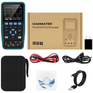 HANMATEK 2 Channel 2 IN 1 Digital Handheld Oscilloscope Multimeter Tester 50MHz