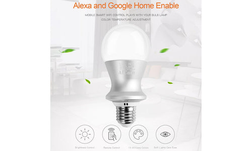 Lamp Light Bulbs Smart LED WiFi Energy-Saving E26/E27/B22/E14