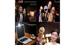 Brightness LED Selfie Ring Fill Light 3-Level For All Cell Phone Models