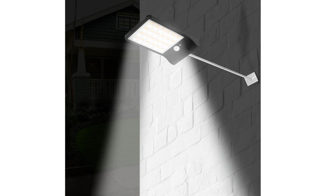 Waterproof Energy Saving Solar Wall Light Three Modes Induction Remote Control
