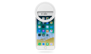 Bright LED Rechargeable Selfie Ring Fill Light For All Cell Phone Model