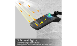 IP65 Waterproof Solar Wall Light Human Body Infrared Sensing Light Control
