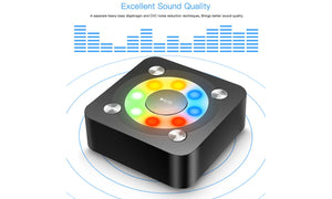 LED lights Wireless Speaker HD Bluetooth 4.2 for iphone/ipad/Tablet/Laptop