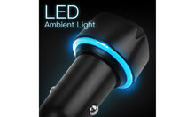Load image into Gallery viewer, Black Dual USB Digital Display Bluetooth Car Charger FM Transmitter