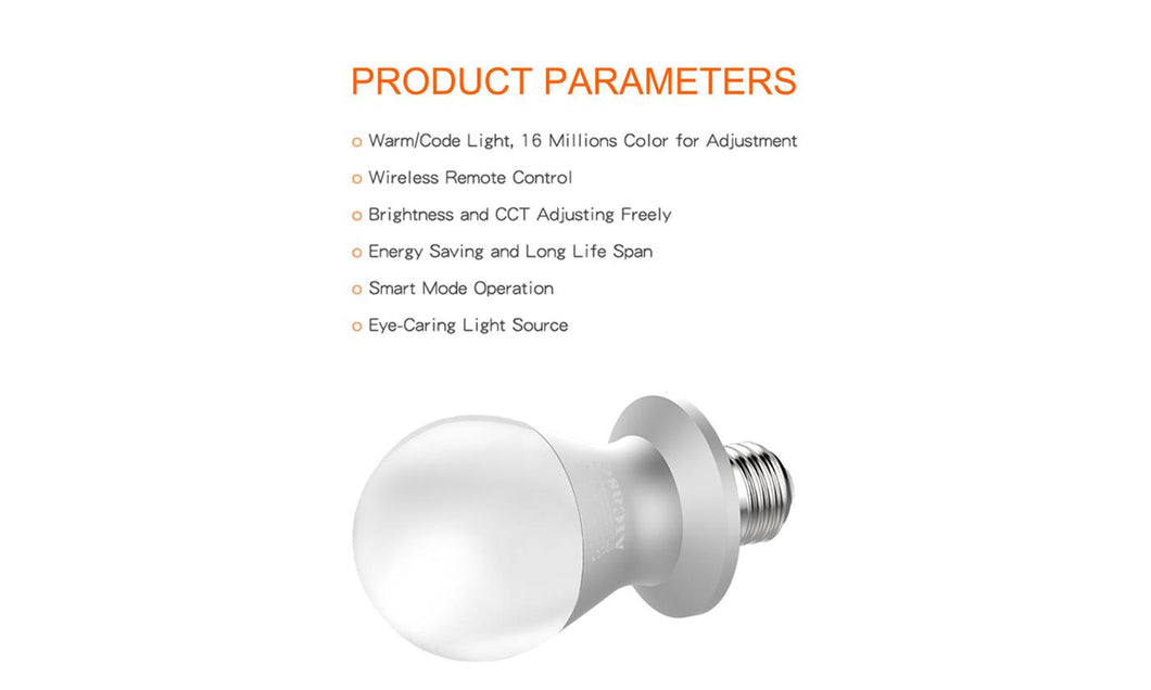 Lamp Light Bulbs Smart LED WiFi Energy-Saving E26/E27/B22/E14