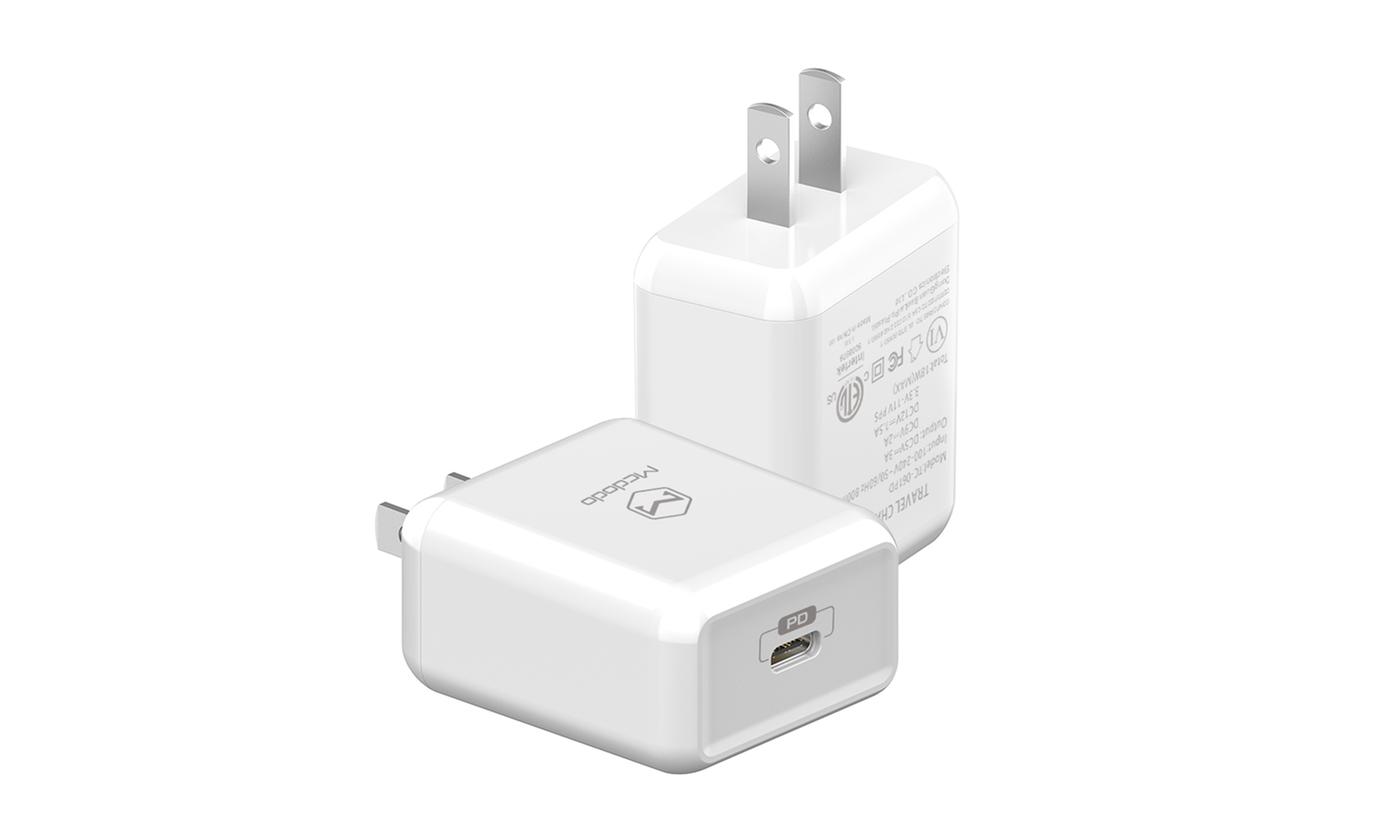 Mcdodo PD Fast Charger Adapter 18W US Regulations Safe and Efficient