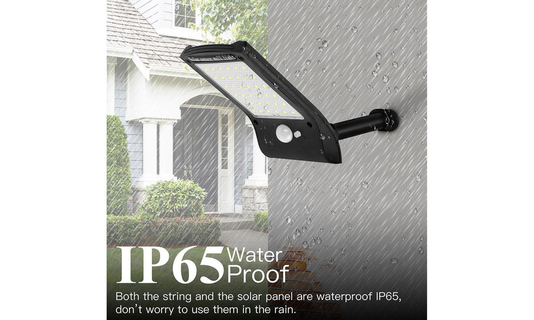 IP65 Waterproof Solar Wall Light Human Body Infrared Sensing Light Control