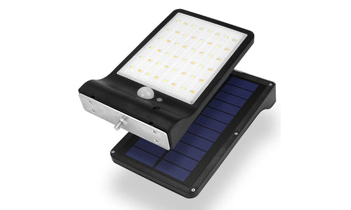 Waterproof Energy Saving Solar Wall Light Three Modes Induction Remote Control