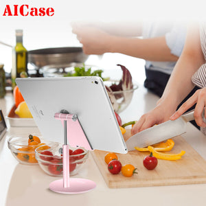 AICase Aluminum Desktop Desk Stand iPad Tablet iPhone Samsung LG Mount Holder